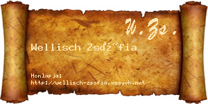 Wellisch Zsófia névjegykártya